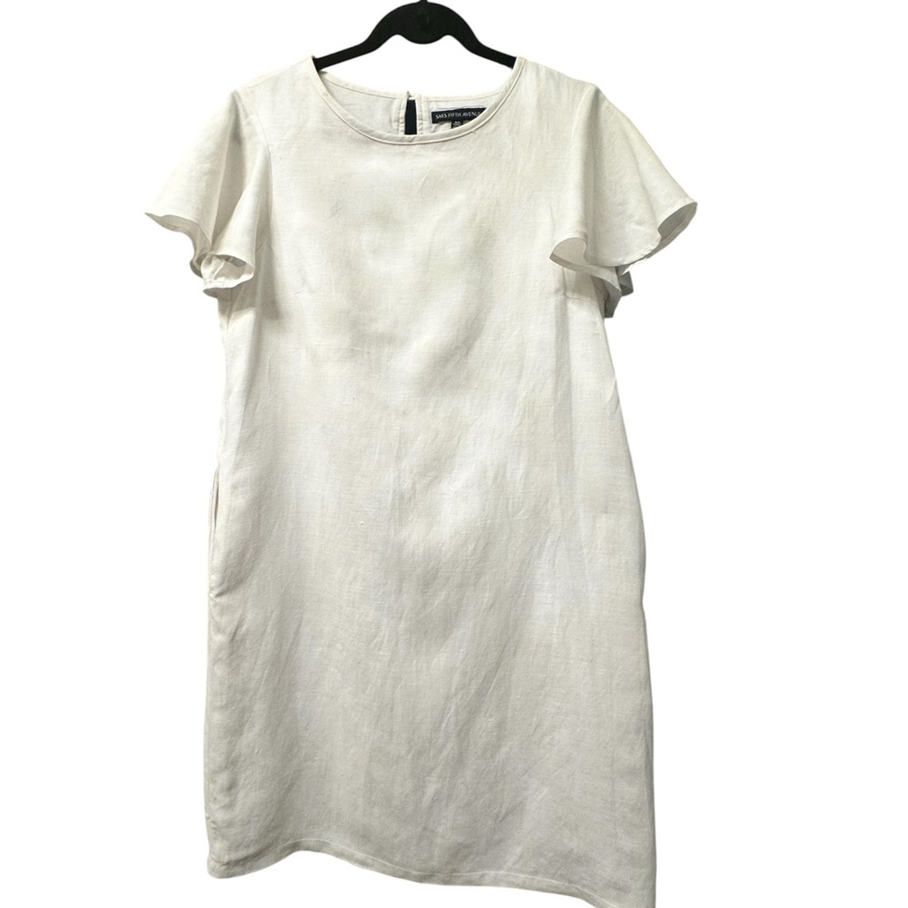 Saks Fifth Avenue Linen Blend Dress